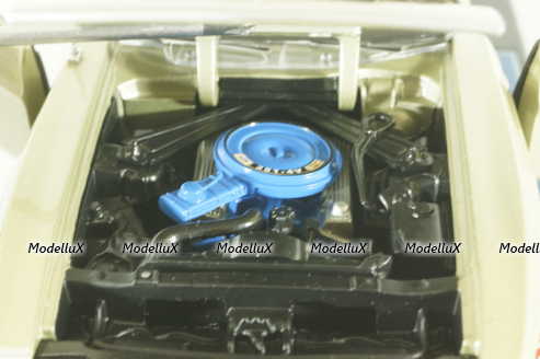 Ford Mustang Mach 1 1971, light grey, 3601, Sun Star 1:18
