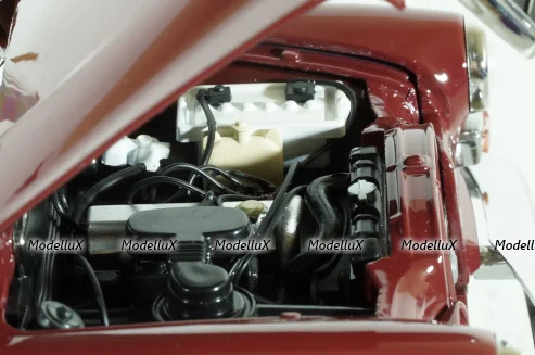 Mercedes 200 (W110) 1966, Red, 183706, Norev 1:18