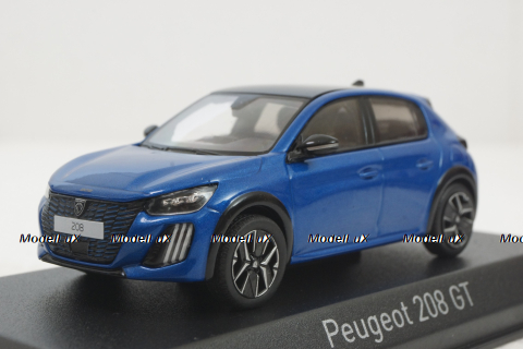 Peugeot 208 GT 2024, vertigo blue, 472843, Norev 1:43