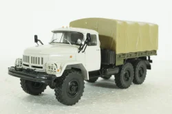 Зил-131 с тентом, белый, TR1008, Наши Грузовики 1:43