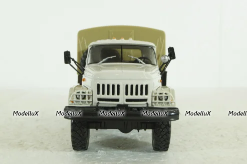 Зил-131 с тентом, белый, TR1008, Наши Грузовики 1:43