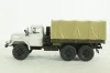Зил-131 с тентом, белый, TR1008, Наши Грузовики 1:43