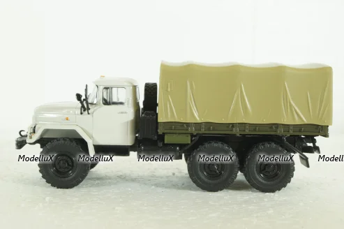 Зил-131 с тентом, белый, TR1008, Наши Грузовики 1:43