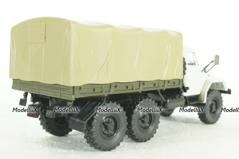 Зил-131 с тентом, белый, TR1008, Наши Грузовики 1:43