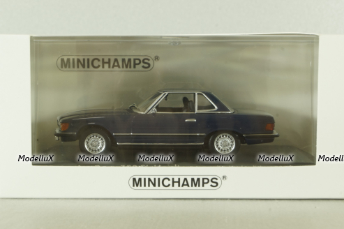 Mercedes 350 SL (R107) 1974, blue, 943033454, Minichamps (Maxichamps) 1:43
