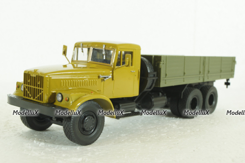  Краз-257Б1 бортовой, беж/серый, TR1024, Наши Грузовики 1:43