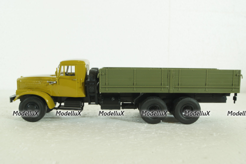  Краз-257Б1 бортовой, беж/серый, TR1024, Наши Грузовики 1:43