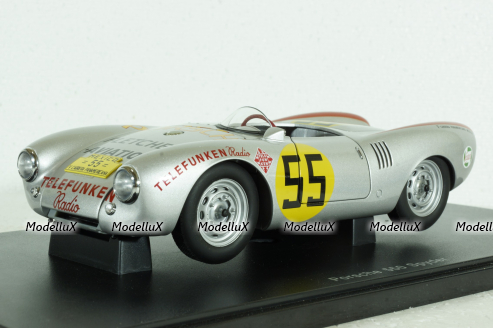 Porsche 550 1500 RS Spyder Carrera Panamericana 1954 Herrmann Nr 55, 85470, AutoArt 1:18