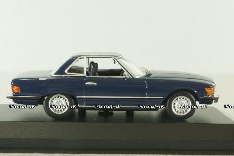 Mercedes 350 SL (R107) 1974, blue, 943033454, Minichamps (Maxichamps) 1:43