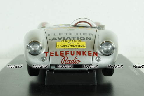 Porsche 550 1500 RS Spyder Carrera Panamericana 1954 Herrmann Nr 55, 85470, AutoArt 1:18