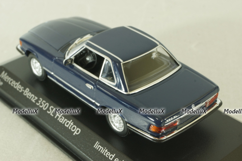 Mercedes 350 SL (R107) 1974, blue, 943033454, Minichamps (Maxichamps) 1:43
