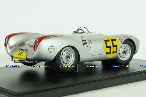 Porsche 550 1500 RS Spyder Carrera Panamericana 1954 Herrmann Nr 55, 85470, AutoArt 1:18