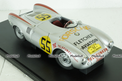 Porsche 550 1500 RS Spyder Carrera Panamericana 1954 Herrmann Nr 55, 85470, AutoArt 1:18