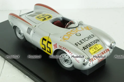 Porsche 550 1500 RS Spyder Carrera Panamericana 1954 Herrmann Nr 55, 85470, AutoArt 1:18
