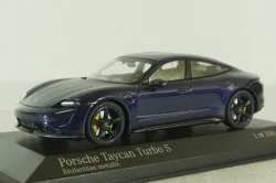 Porsche Taycan Turbo S, 2020, blue, 410068475, Minichamps 1:43 Уценка!