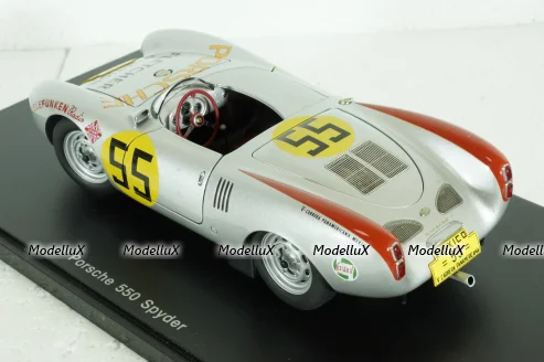 Porsche 550 1500 RS Spyder Carrera Panamericana 1954 Herrmann Nr 55, 85470, AutoArt 1:18