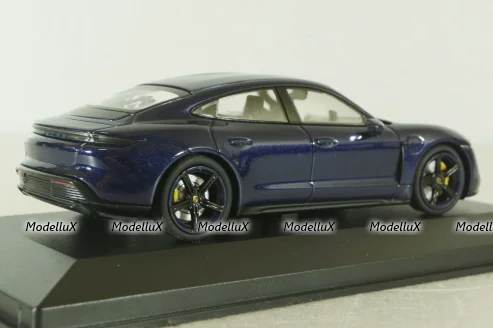 Porsche Taycan Turbo S, 2020, blue, 410068475, Minichamps 1:43 Уценка!