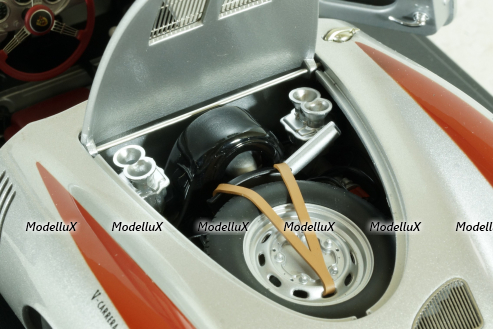 Porsche 550 1500 RS Spyder Carrera Panamericana 1954 Herrmann Nr 55, 85470, AutoArt 1:18