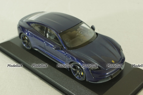 Porsche Taycan Turbo S, 2020, blue, 410068475, Minichamps 1:43 Уценка!
