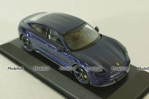 Porsche Taycan Turbo S, 2020, blue, 410068475, Minichamps 1:43 Уценка!