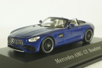 Mercedes AMG GT Roadster (R190) metallic-blue canopy removable, B66960407, Spark 1:43