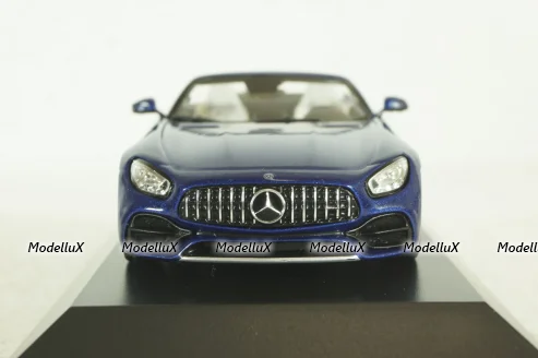 Mercedes AMG GT Roadster (R190) metallic-blue canopy removable, B66960407, Spark 1:43