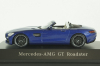 Mercedes AMG GT Roadster (R190) metallic-blue canopy removable, B66960407, Spark 1:43