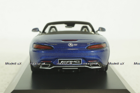 Mercedes AMG GT Roadster (R190) metallic-blue canopy removable, B66960407, Spark 1:43
