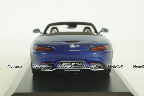 Mercedes AMG GT Roadster (R190) metallic-blue canopy removable, B66960407, Spark 1:43