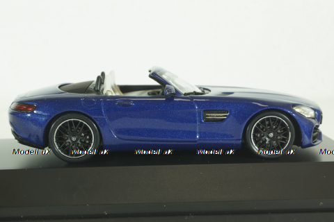 Mercedes AMG GT Roadster (R190) metallic-blue canopy removable, B66960407, Spark 1:43