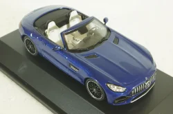 Mercedes AMG GT Roadster (R190) metallic-blue canopy removable, B66960407, Spark 1:43