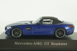 Mercedes AMG GT Roadster (R190) metallic-blue canopy removable, B66960407, Spark 1:43