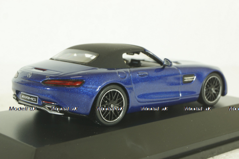 Mercedes AMG GT Roadster (R190) metallic-blue canopy removable, B66960407, Spark 1:43