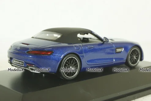 Mercedes AMG GT Roadster (R190) metallic-blue canopy removable, B66960407, Spark 1:43