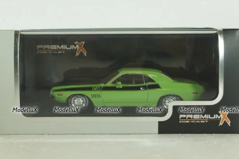 Dodge Challenger T/A 1970 green/flatblack, PRD407G, Premium X 1:43