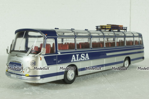 Setra S14, 1967, Camiones y Autobuses, Salvat 1:43