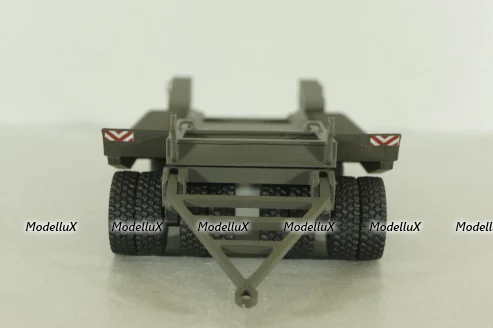 Прицеп ЧМЗАП-5208 , темно-серый, Modellux 1:43