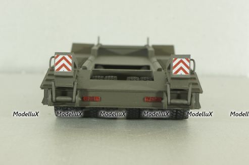 Прицеп ЧМЗАП-5208 , темно-серый, Modellux 1:43