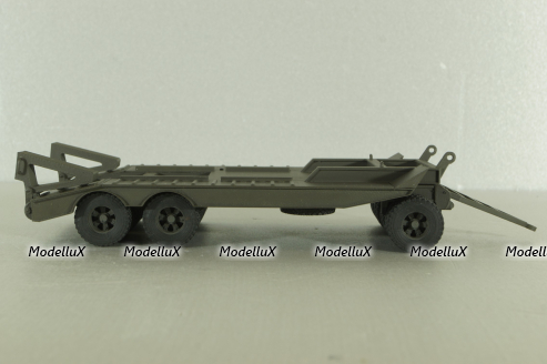 Прицеп ЧМЗАП-5208 , темно-серый, Modellux 1:43