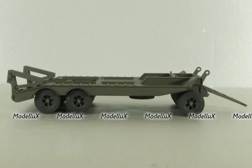Прицеп ЧМЗАП-5208 , темно-серый, Modellux 1:43