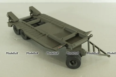 Прицеп ЧМЗАП-5208 , темно-серый, Modellux 1:43