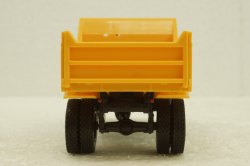 Маз-509Б самосвал, 1970г синий/желтый, Н722, Наш Автопром 1:43