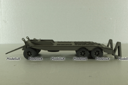Прицеп ЧМЗАП-5208 , темно-серый, Modellux 1:43