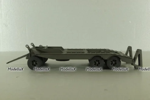 Прицеп ЧМЗАП-5208 , темно-серый, Modellux 1:43