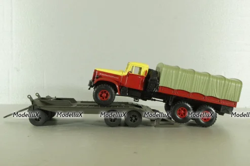 Прицеп ЧМЗАП-5208 , темно-серый, Modellux 1:43