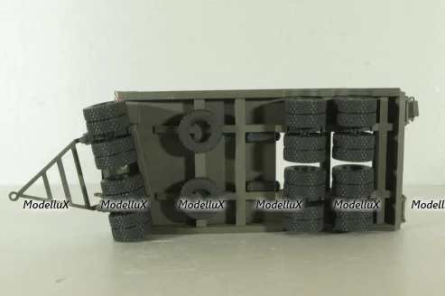 Прицеп ЧМЗАП-5208 , темно-серый, Modellux 1:43