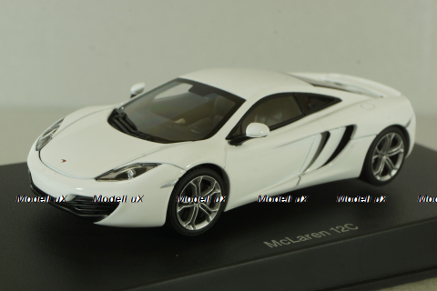 McLaren MP4-12C, 2011, white, 56009, Autoart 1:43