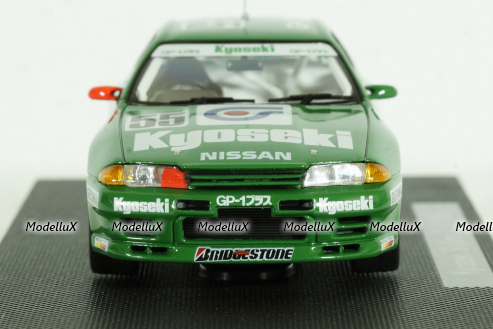 Nissan Skyline (R32) No.55, Gr.A 1993, green, 44158, Ebbro 1:43