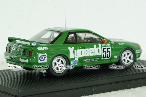 Nissan Skyline (R32) No.55, Gr.A 1993, green, 44158, Ebbro 1:43