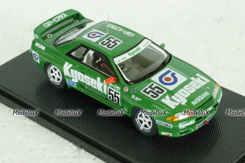Nissan Skyline (R32) No.55, Gr.A 1993, green, 44158, Ebbro 1:43
